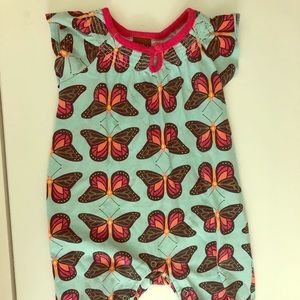 Tea Collection long pant jumpsuit- butterflies!